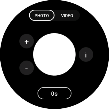 WatchShot Shutter Interface